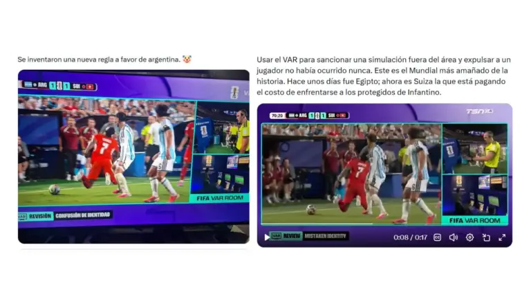 No se inventó una nueva regla del VAR para favorecer a Argentina en el Mundial: qué dice el protocolo sobre la “confusión de identidad”