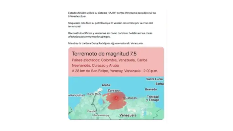 Por qué es falso que el Proyecto HAARP está detrás de los terremotos en Venezuela