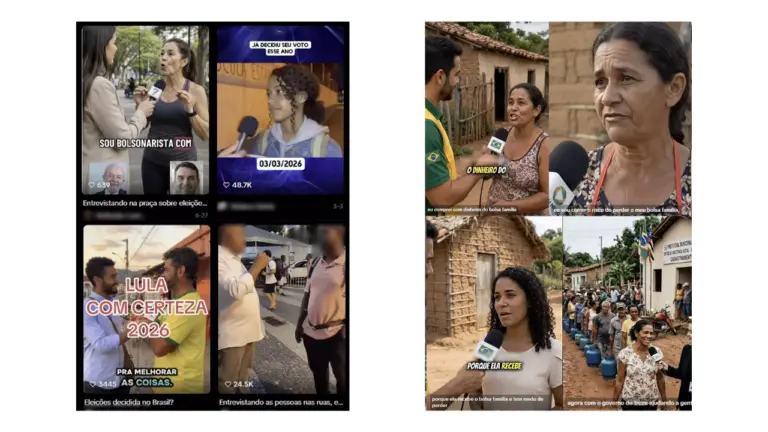 Elecciones en Brasil 2026: cómo supuestos votantes generados por IA hacen campaña electoral en TikTok