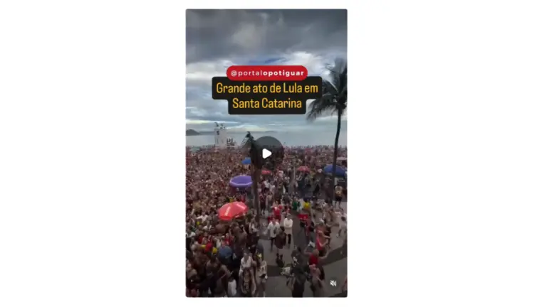 No, este video no corresponde a una oleada de personas apoyando la reelección de Lula da Silva en 2026