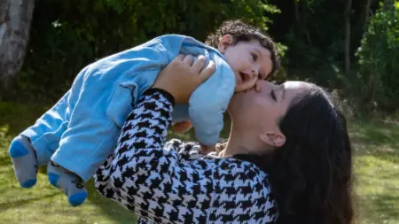 madre e hijo