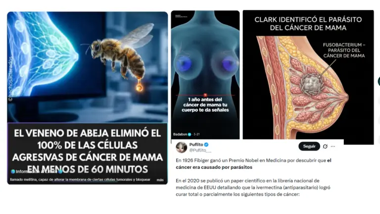 Cáncer de mama: 10 mitos que circulan en redes sociales y qué dice la evidencia