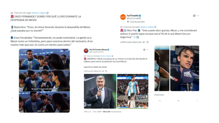 Cuidado con estas citas falsas que circulan sobre el partido de despedida de Messi